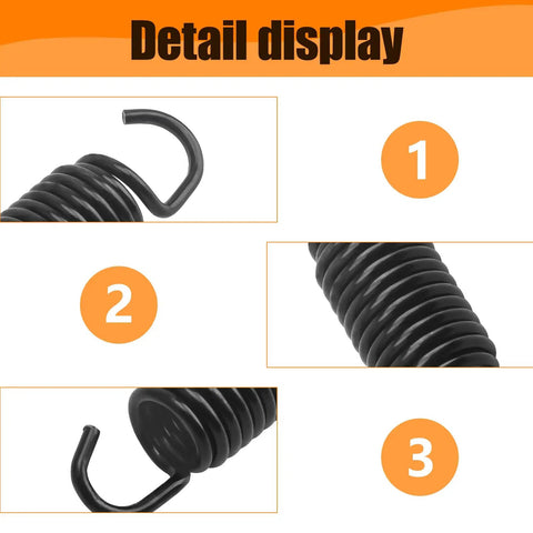 Detail of Heavy Duty Gear Extension and Tension Spring Set for Cub Cadet Zero Turn Mowers 51833 2 Pack Replacement
