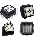 Replacement Brush Roller And Vacuum Filter For Floor One S5 Series showcased with dimensions and filter details.