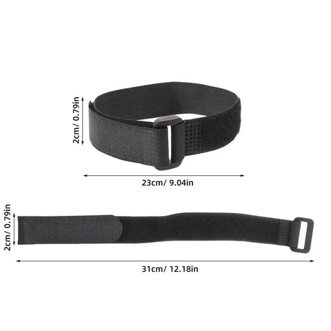 Couch Sectional Connectors Set Of 30 Pieces With Hook And Loop Straps No Drill Fasteners, black strap, 23cm and 31cm lengths