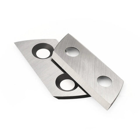 Beefy Electric Wood Chipper Shredder Replacement Blades 2 Pack For EKDT8401 SK5 Steel Double Edged Blades Easy Install Durable Cutting Power