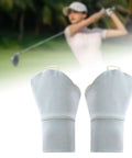 Fingerless Sunblock Gloves Breathable Short Mittens For Party And Camping With UV Protection Hand Coverage In Grey