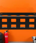 Welding Electrode Storage Wall Mount Organizer With Four Tube Rod Rack Pro Grade Heavy Duty Steel Soldering And Repair Tool Stand
