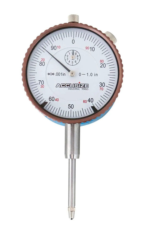 Magnetic Back Dial Indicator With 0 To 1 Inch Range And 0.001 Inch Graduation, AGD 2 Style Standard, 44 Lb Holding Power To Lock In Tight, Accurate Measurements