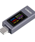USB C Power Meter Tester 4-30V 0-12A Type-C PD Digital Multimeter Voltage And Current Meter with display showing data
