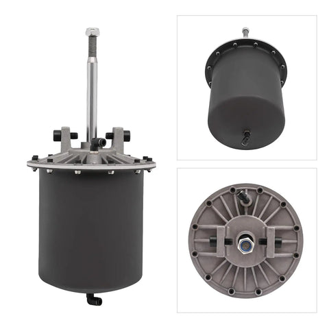 Bead Breaker Cylinder For Universal Tire Changer Machine, Heavy Duty Auto Tire Tool With Aluminum And Iron Build, 13.8 Inch Piston Rod, 7.3 Inch Inner Diameter, M14 Connection, Easy Install Tire Repair Upgrade, front view