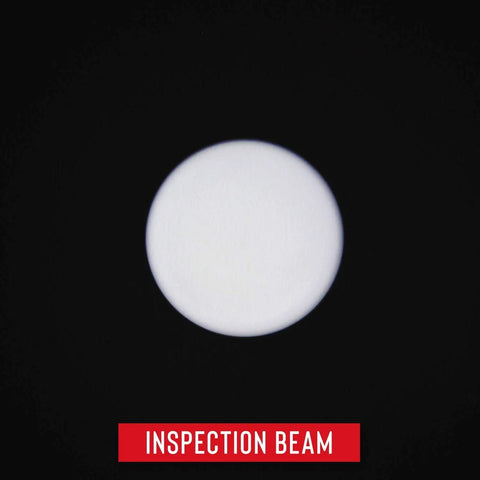 Inspection beam of Pocket Sized Magnetic LED Penlight With Dual Power Alkaline Battery And COB Area Light for tight spaces and hands-free work.