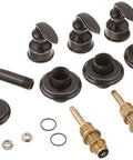 Avalon Three Handle Shower Handle Replacement Kit in Tuscan Bronze for Avalon Series Shower Valves, Easy Install