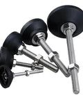 Built Like A Tank Adjustable Leveling Feet 40Mm Swivel Base Articulating Machine Legs M5 M6 M8 M10 M12 Threads, 4 Pack, steel and rubber design.