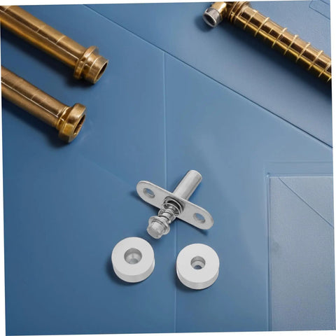 Upgrade Your Home With These Top Shelf Adjustable Spring Loaded Rotating Pivot Shafts For Folding Room Dividers And Heavy Duty Door Partitions That Rock Securely, featuring metal pivot shaft and plastic washers.