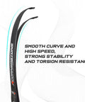 Cornerstone Carbon Fiber Recurve Limb Set For Beginners showing smooth curve and stability features