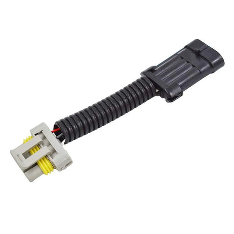 Turbo Charger Vane Position Sensor Kit Diesel Fits Duramax 6.6L For Silverado 2500HD 3500HD Sierra 2500HD 2004.5 2015 Replaces 12643471 12635324 904-235 763527-0512 Easy Install Plug In For Precise Vane Position And Turbo Boost Reliability. black plastic plug-in vane position sensor connector with corrugated wire boot