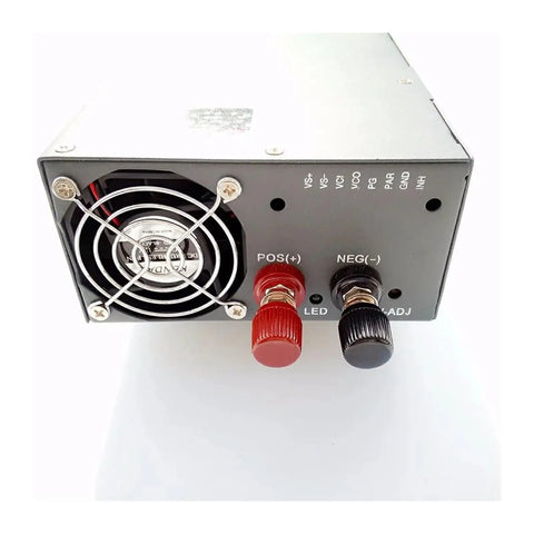Beefy 80V 12.5A 1200W Switching Power Supply for CNC CCTV and LED Lighting with cooling fan, 110-220VAC input, single output.