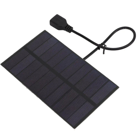 1.5W 5V Flexible Mini Solar Panel With USB Interface For Portable Charging And DIY Projects Ideal For Camping Outdoors