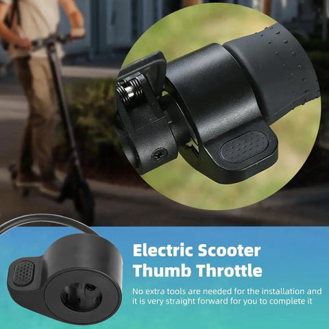 Replacement Scooter Throttle For GXL V2 Plug And Play No Tools Needed Install With Finger Thumb Control For Smooth Acceleration And Braking Durable ABS Plastic Black HBYM1