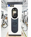 Beast Mode Heavy Duty Dc Fast Charger Floor Mounted Pedestal For Commercial Parking Lots And Fleet Depots With Rapid Juice Delivery and Plug And Play Hookup, 60kW, weatherproof design.