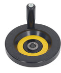 Table Saw Handwheel With Revolving Handle 14mm Center Hole And 125mm Outer Diameter Ergonomic Detachable Handle for precision tools