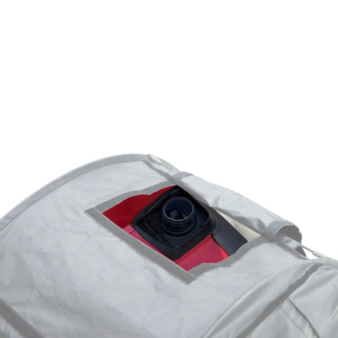 Portable Weatherproof Generator Shelter Tent For Rain Heavy Duty 600D Oxford Cover with open flap for engine access, gray