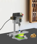 Versatile Benchtop Drill Press With Table And Stand For Your Home Shop 340W Copper Motor Variable Speed 0 To 14100 RPM