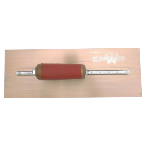 DuraFlex Finishing Trowel Pro Grade 14 By 5 Inch With 11 5/8 Inch Mounting And DuraSoft Handle, top view