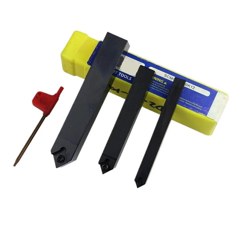 Premium Indexable Carbide Lathe Tool Bar With SCMCN2020K09 Insert, three tool bars for hard alloy turning operations.