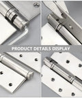 Self Closing Stainless Steel Door Hinges For Interior And Exterior Doors, Heavy Duty Bearing Hinges, Product Details Display