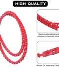 Three Eighths Inch By 4 Foot Z Type Adjustable Link V Belt design, close-up details showing durability and resistance of the belt