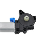 Front Left Driver Side Power Window Lift Motor For 2011 To 2015 Hyundai Sonata And 2011 To 2016 Elantra showcasing smooth design and blue two pin plug.