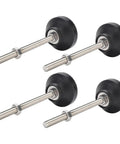 Heavy Duty M8 Adjustable Leveling Feet With Non Slip Rubber Base for furniture stability, set of 8, metal with threaded design