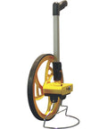 Contractor Grade Measuring Wheel For The Job Site With 3 Foot Circumference, Easy Read 5 Digit Counter, Pistol Grip Handle, Orange Wheel