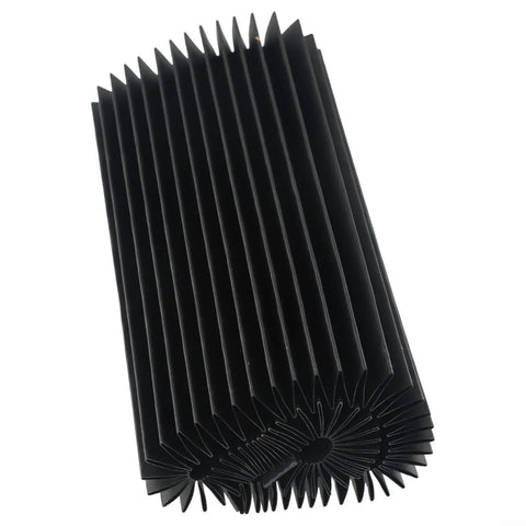 Milling Machine Accordion Bellows Cover For Guarding Flexible Rubber Way Cover 1500mm Long 200mm Wide 15mm High Workhorse Flat Bellows