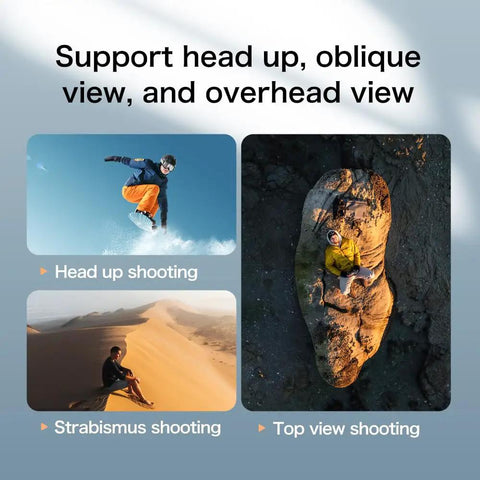 Examples of Dope 4K EIS Camera Drone With 4.5 Inch HD Controller Screen And 60 Minute Flight Time For Beginners showcasing various shooting angles