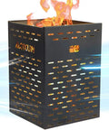 63 Gallon Ultra Thick Burn Barrel For Yard Waste Heavy Duty Outdoor Incinerator Drum With Burn Cage For Paper Leaves Trash And Wood