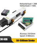 No Bull Heavy Duty CNC Ball Screw Linear Guide Module With Tough Dust Seal Precision Sliding Table Motion Stage Quick Setup Ultra Smooth Travel Upgrade Pack with controller and precision components.