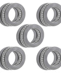 Thrust Needle Roller Bearings With Washers Set Of 5, 1 Inch Bore, 1 9/16 Inch Outer Diameter, chrome steel, for precision machinery