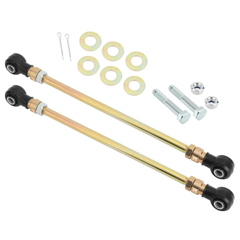 Beefed Up Tie Rod End Kit For Polaris ATV Quad Sportsman 400 450 500 570 600 700 800 2005 2021, steel rods