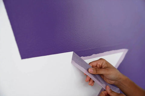 Applying Delicate Surface Painter Tape 0.94 Inch By 60 Yard Damage Free Prep For Painting Protect Delicate Surfaces UV Resistant indoors