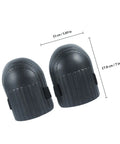 Heavy Duty Work Knee Pads With Wear Resistant Pads Built In Joint Protectors For Construction And Repair Comfy Soft Kneepads 15cm long, 17.8cm tall.