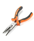 Pro Grip 6 Inch Needle Nose Pliers With Long Reach Spring Loaded Handles Hard Carbon Steel Jaws Ergonomic Soft Grip And Safety Ridge