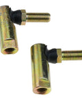2 Pack Ball Joints 3/8-24 RH Thread For MTD And Cub Cadet Lawn Tractors Compatible With 923-0156 923-3018 723-3000, 1 13/16 Inch Overall Length, External 7/8 Inch Male To Female Thread, Right Hand. Two metal ball joints with threaded ends