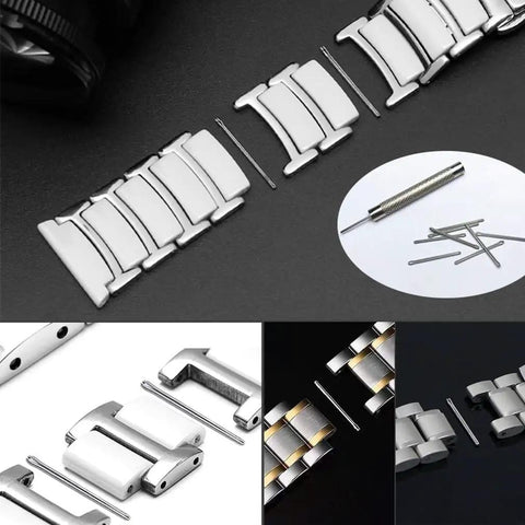 Stainless Steel Watch Band Spring Bars And Link Pins Kit 360 Pcs Assortment For 6 To 23mm Straps Cotter Pins Watch Repair Kit For DIYers And Pros