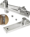 360 Degree Rotation Heavy Duty Pivot Hinge Stainless Steel Concealed Door Hinges For Secret Doors And Bookshelves In Bedrooms And Living Rooms Hidden Hardware For Modern Renovations
