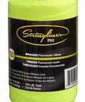 Single roll of Braided Mason Line Replacement Roll 500 Ft Fluorescent Yellow 165 Lb Breaking Strength 18 Nylon