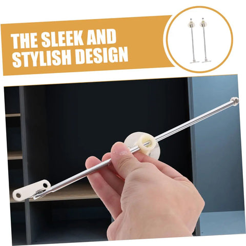 Drop Leaf Lid Support Hinges For Flap Doors Four Pack Metal Cabinet Hardware Keeps Cabinets Quiet No Slam And Safe With Smooth Close For Small Kitchen Cabinets Sized Nine Point Zero Five By One Point Four Three By Zero Point Three Nine Inches, metal lid support hinge in hand