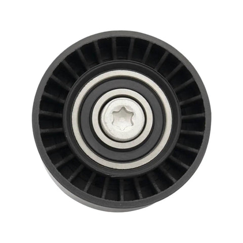 Premium Belt Tensioner Pulley 11287545297 For BMW 7 Series F02 And G12 Plus X5 E70 Models. Heavy-duty steel hub design.