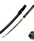 Lightweight Aluminum Wakizashi Iaito For Iaido Training 21 Inch Unsharpened Practice Blade With Fuller Groove Bamboo Tsuba and Saya