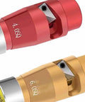 Rugged Aluminum Alloy Electric Wire Stripper And Twist Splicer Fits Standard Power Drills for 4 and 6mm2 wire sizes.