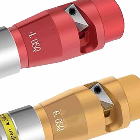 Rugged Aluminum Alloy Electric Wire Stripper And Twist Splicer Fits Standard Power Drills for 4 and 6mm2 wire sizes.
