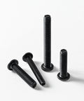 M5 X 12Mm Flat Head Hex Socket Cap Screws Bolts Black Oxide Stainless Steel 304 18 8 Hex Drive Fully Threaded 25 Pack With Allen Key