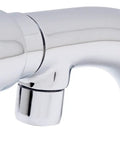 AquaSpec Single Hole Deck Mount Temperature Controlled Metering Faucet in chrome with lead-free cast brass design.