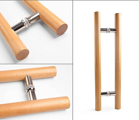Push Pull H Shape Sliding Door Handle For Wood Doors And Gates, Modern Minimalist Door Pull Hardware For Entry, Shower, Exterior Or Patio Use, Built To Last, No Fuss Install, Available In 0.4m To 1.5m Lengths